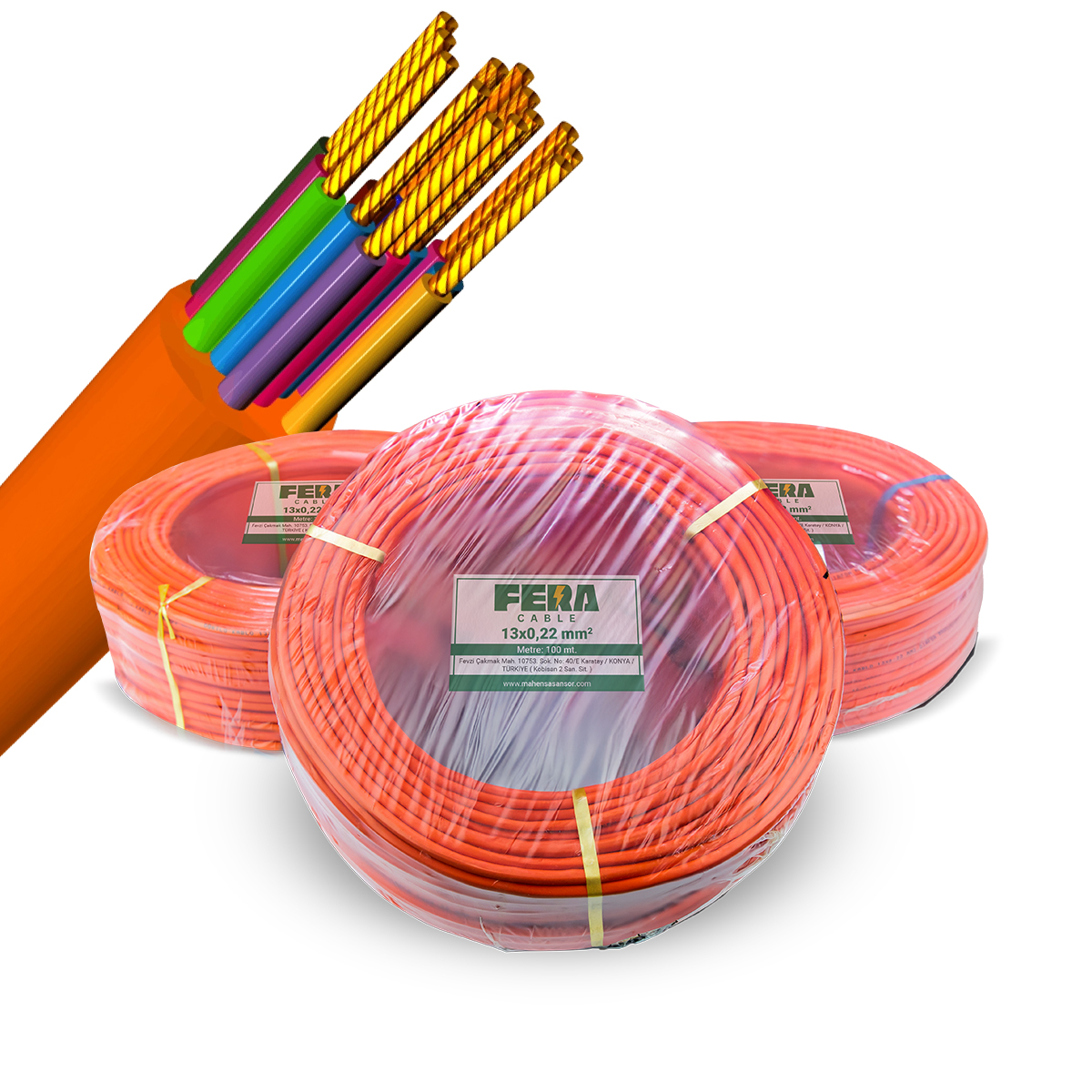 8x0,22 Dijital Kablo | Mahens Asansör | Asansör Parçaları Üretimi, Kablo ve Yedek Parça İmalatı – Tırnak Grubu, Kablo Grubu, NYAF Kablolar, Dijital Kablolar, Kuyu Dibi TTR Kablolar, Flexible Kablolar, Halat Şişeleri, Plastik Parçalar, Denge Zinciri ve Regülatör Grubu