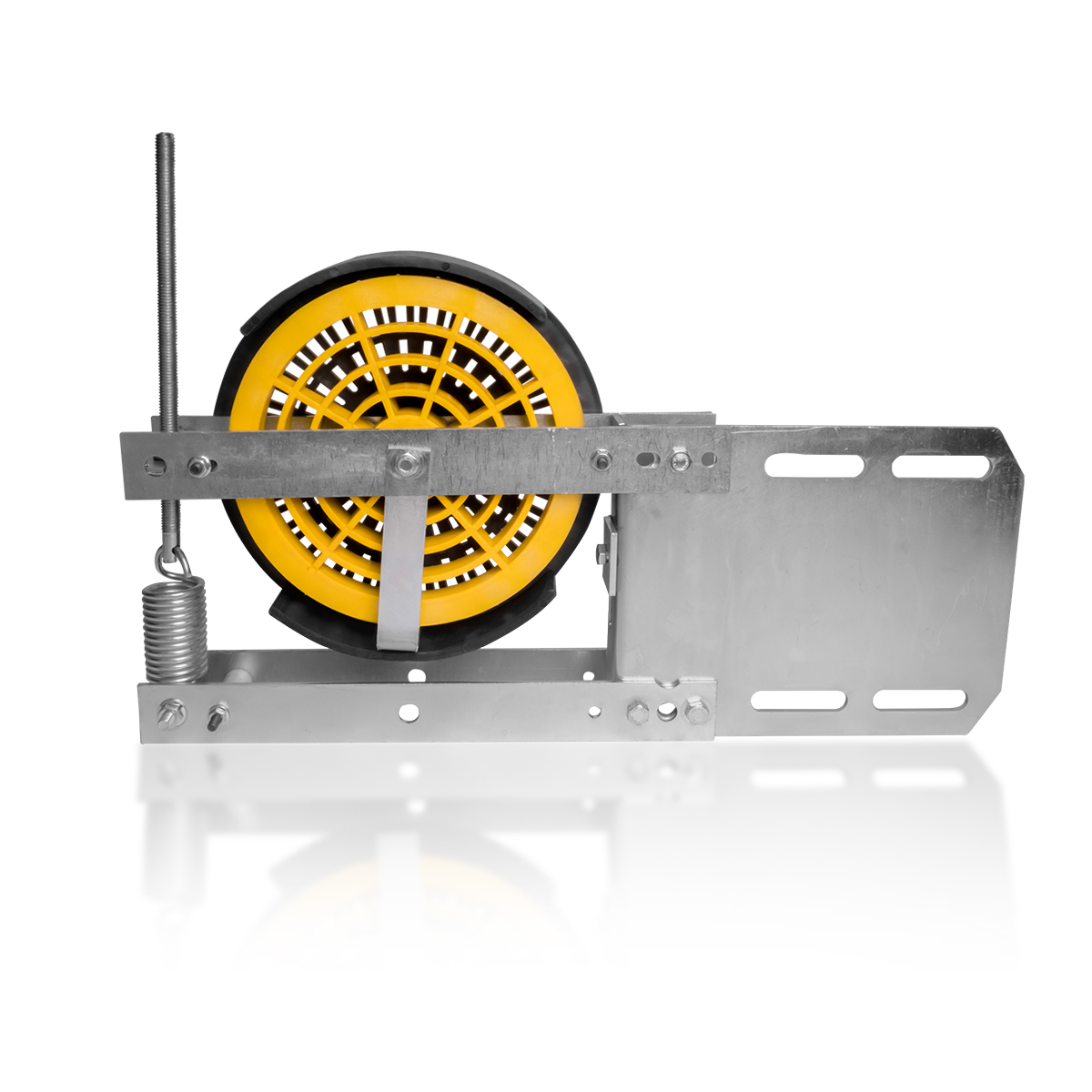 Yaylı Gergi Kasnağı | Mahens Asansör | Asansör Parçaları Üretimi, Kablo ve Yedek Parça İmalatı – Tırnak Grubu, Kablo Grubu, NYAF Kablolar, Dijital Kablolar, Kuyu Dibi TTR Kablolar, Flexible Kablolar, Halat Şişeleri, Plastik Parçalar, Denge Zinciri ve Regülatör Grubu